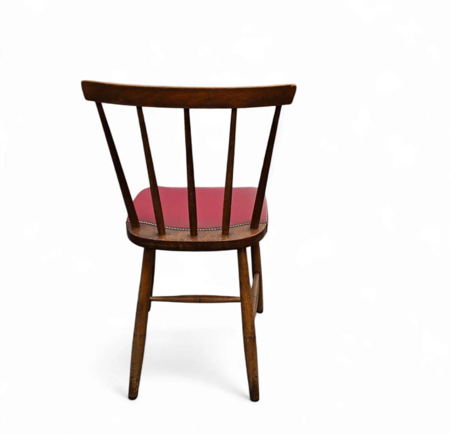 4 chaises à fuseaux des années 1960