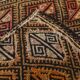 5x7 Dark Brown Vintage Kilim Rug, 153x202 Cm
