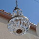 Bronze montgolfiere chandelier with tassels