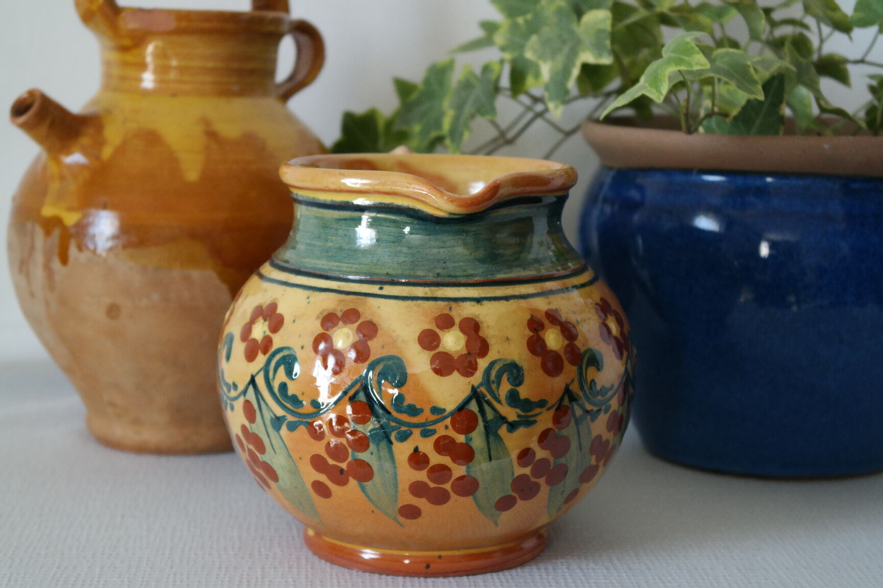 Ceramic pitcher FF Griffi Corsica Terraghja