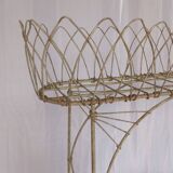 Painted metal planter