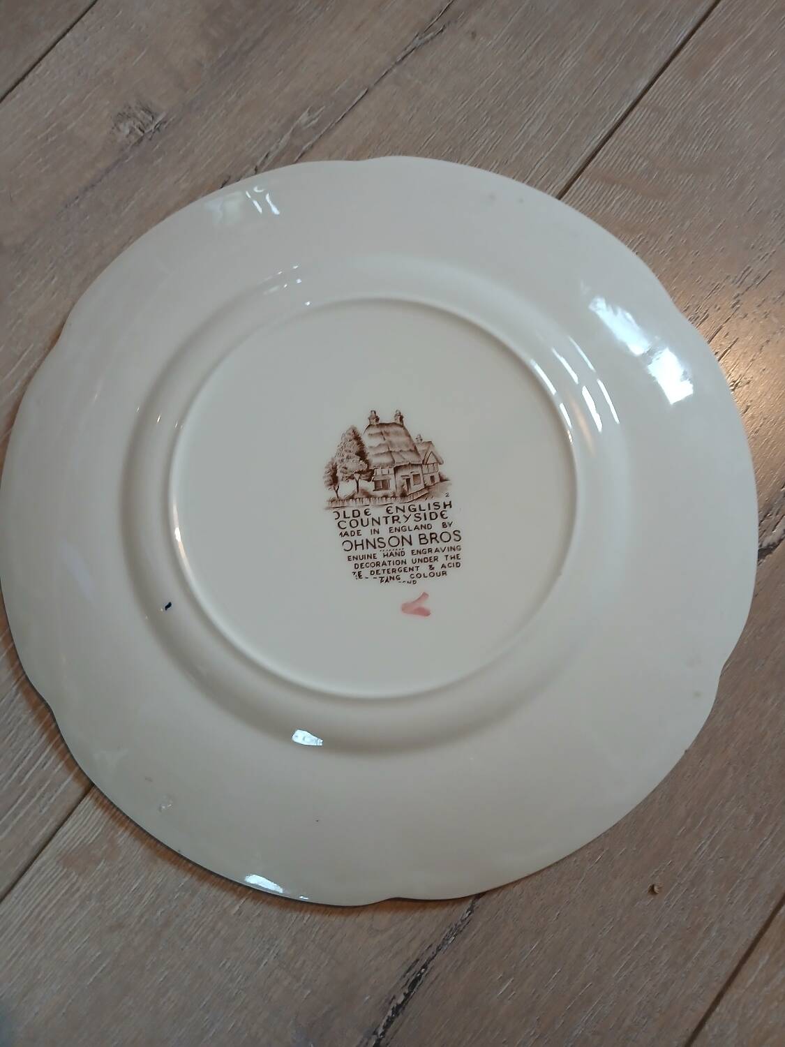 Antique Johnson Bros Dinner Plate