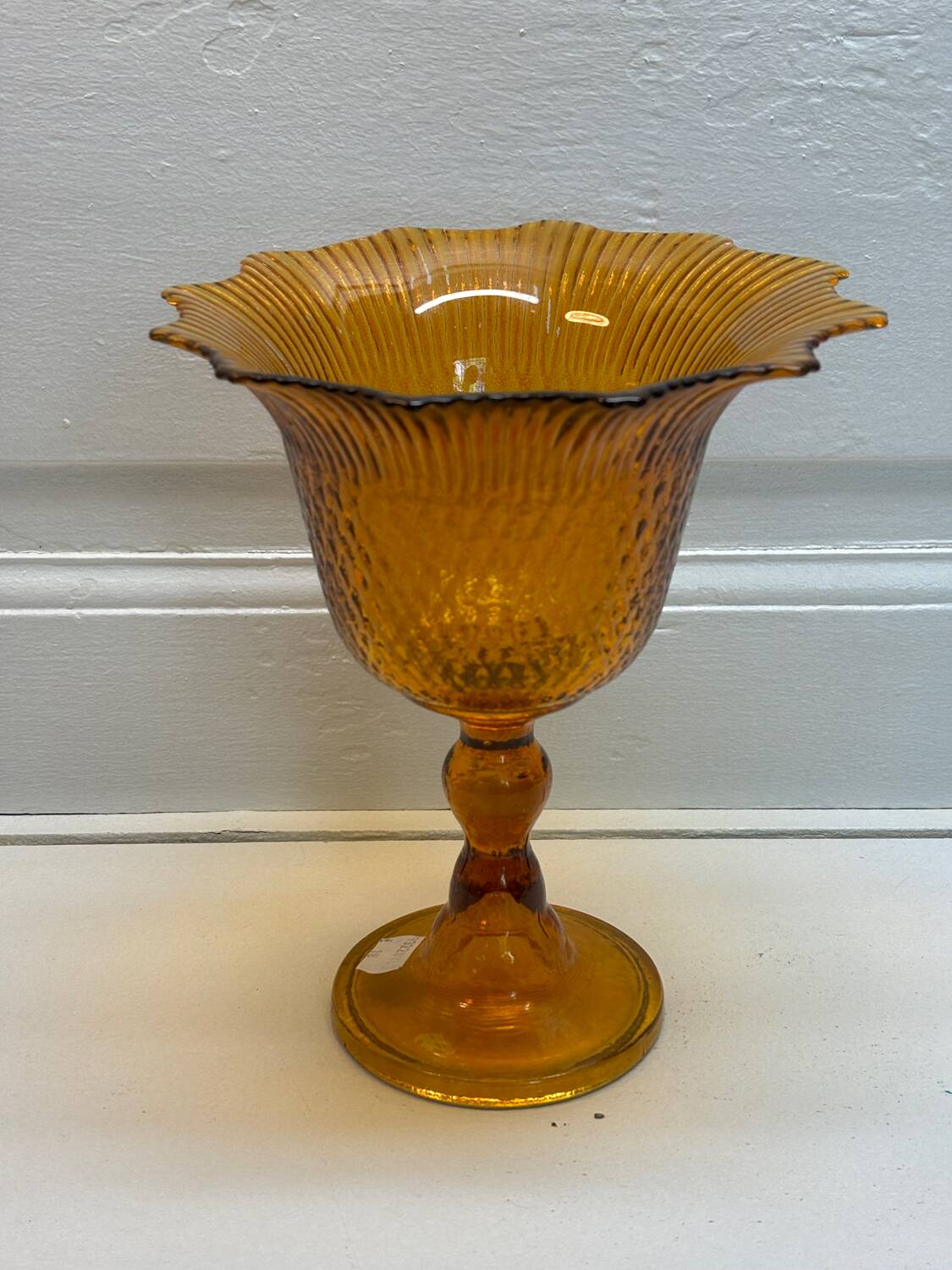 Amber Glass Cup