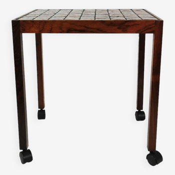 Table d'appoint du milieu du siècle, Danemark, années 1970.