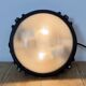 Black Industrial Cast Iron Wall or Ceiling Light from Elektrosvit, 1960s
