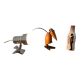 Wall lamp Mini perforated clip spot vintage design France 60s