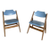 2 vintage folding chairs by Egon Eiermann