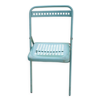 chaises pliante en fer marque JUVIGNET de parc ou jardin