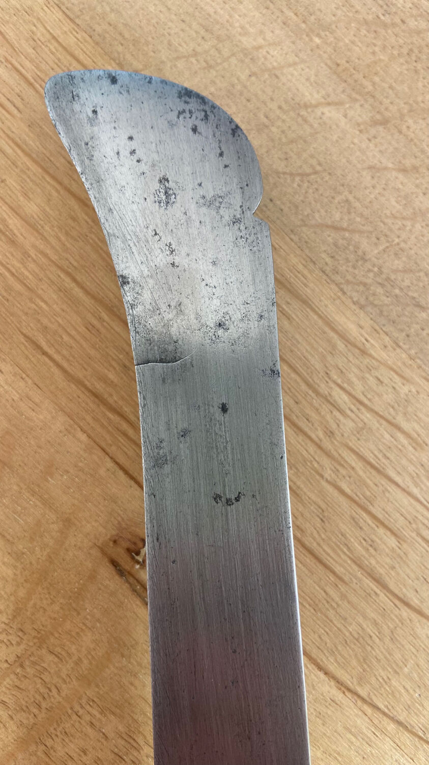 Minerva silver cheese knife