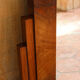 Art Deco trumeau mirror – rosewood
