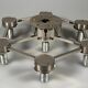 1960s 1970s Ceiling or Wall Lamp German Ice Glass Space Age Design