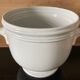 White porcelain pot cover