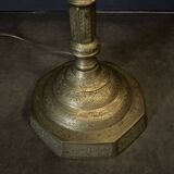 Lampadaire oriental en laiton début XXe