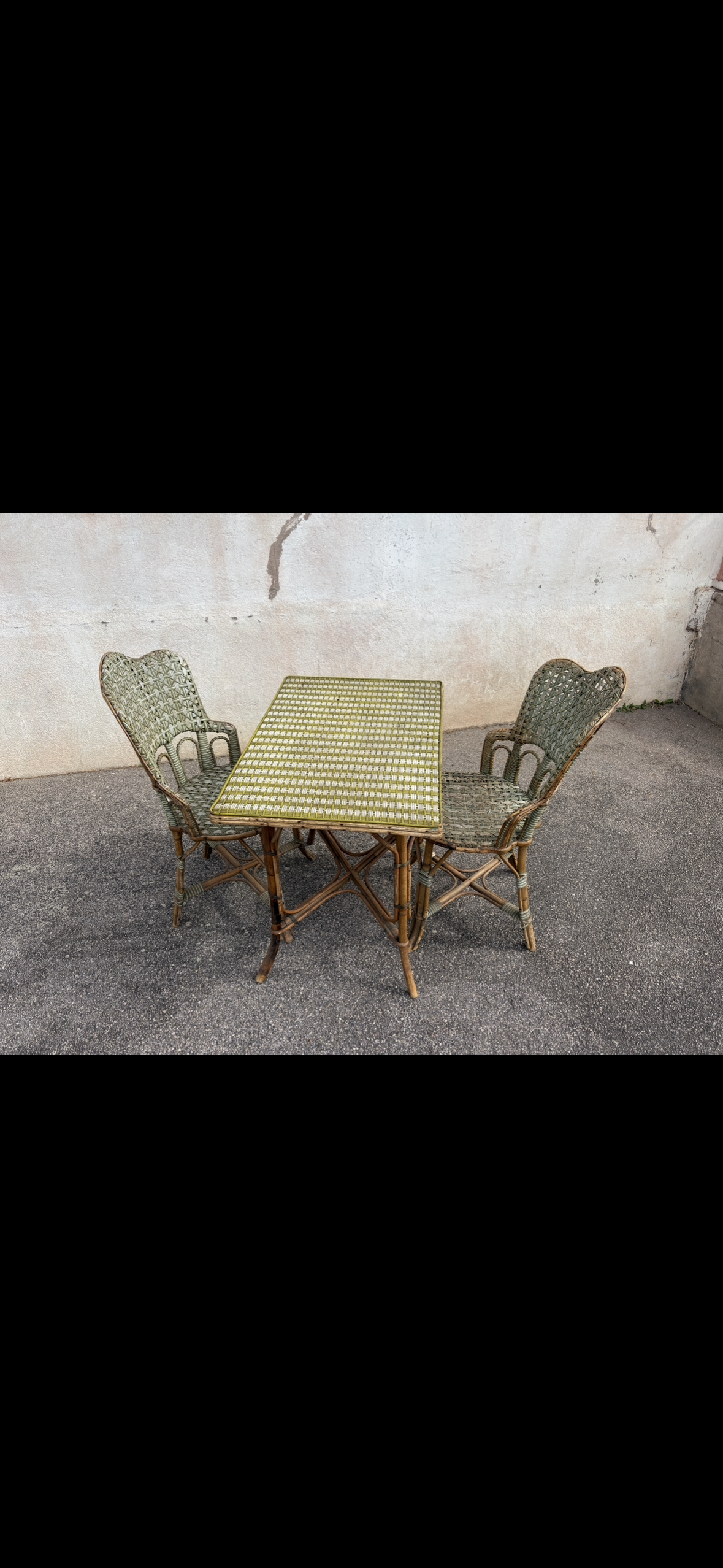 Wicker garden furniture 1920