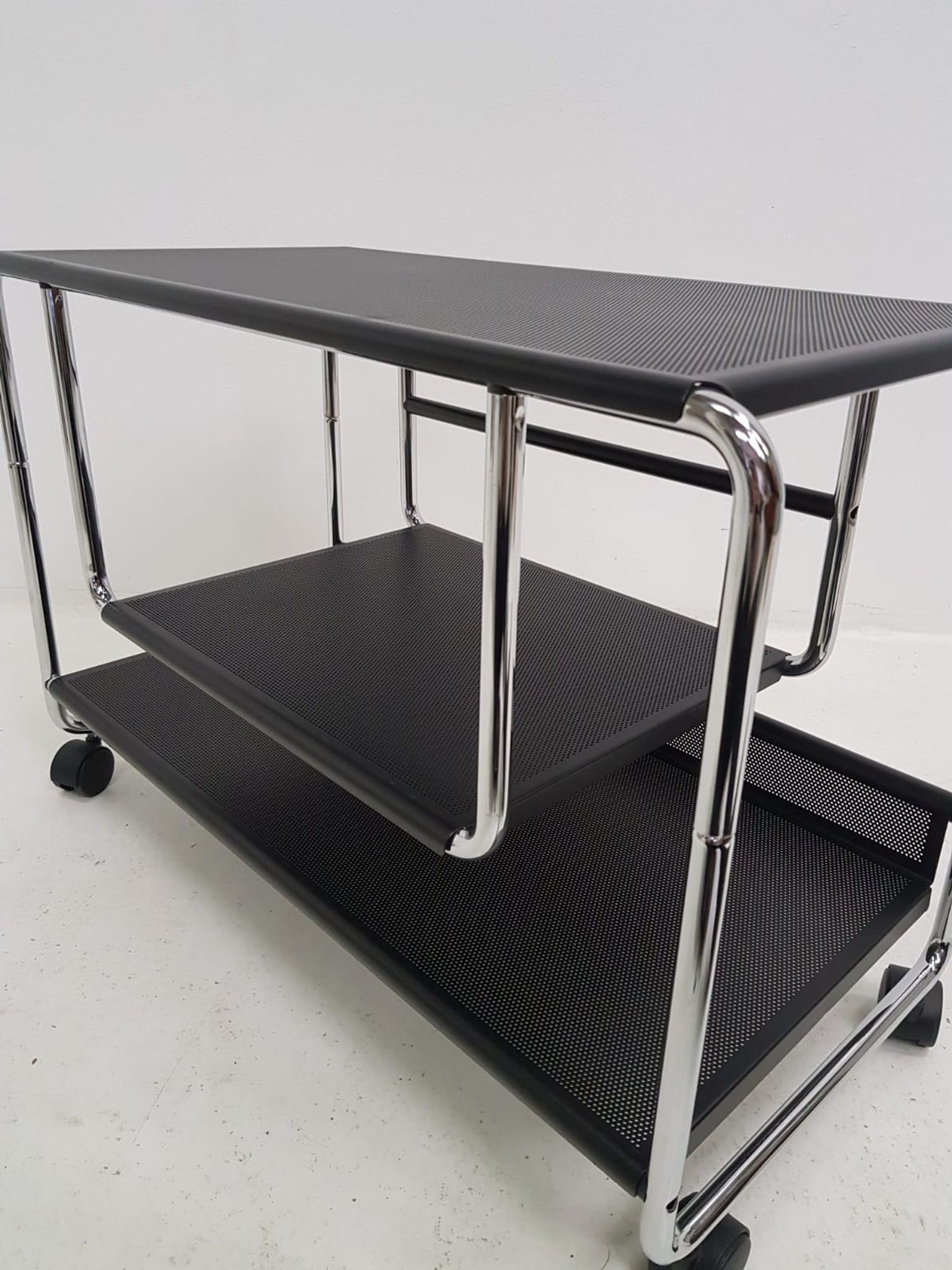 Habitat vintage metal perforated 1980s office apoint furniture