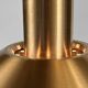Copper colored aluminum pendant light from Lyskaer belysning. Denmark 1970s
