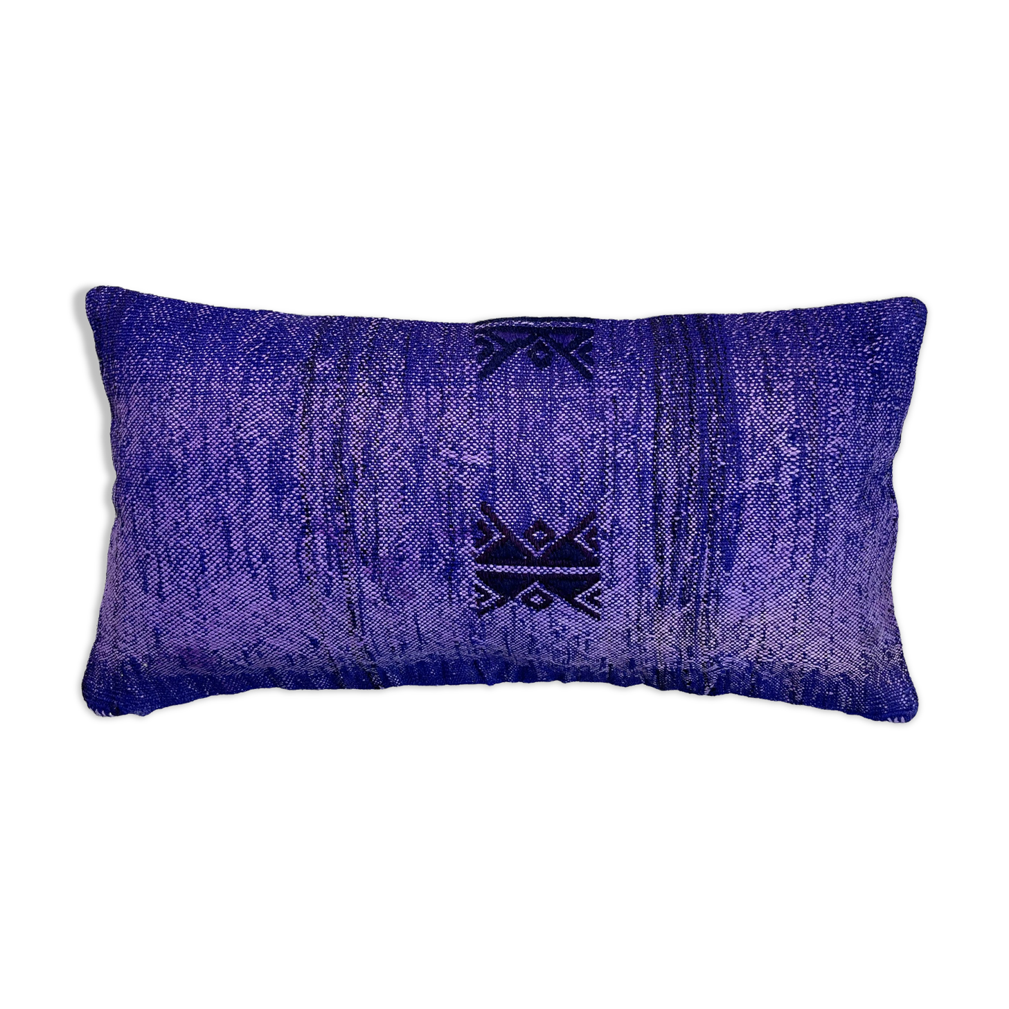 Vintage turkish kilim cushion cover , 30 x 60 cm