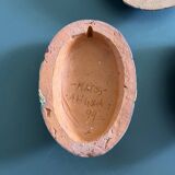 Collection of 3 African ceramic masks