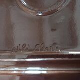 Glazed ceramic centrepiece signed Vila Clara