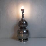 Silver metal lamp