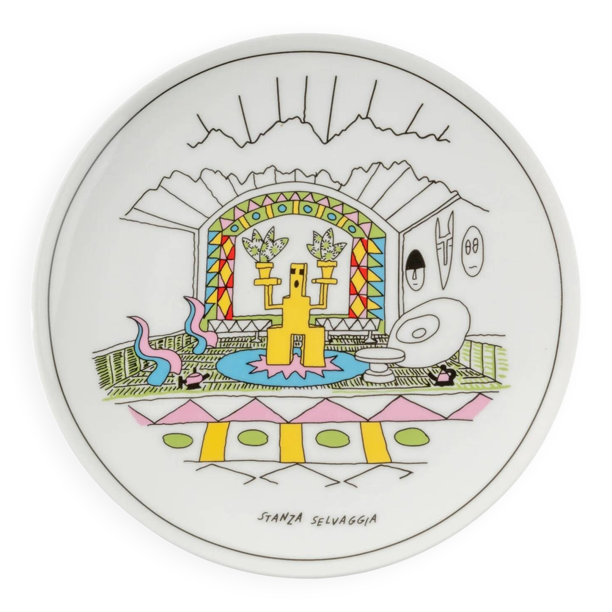 "De Gustibus" plates by Alessandro Mendini for Design Memorabilia, 2014