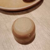 Mini iridescent vintage stoneware mugs