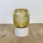 Vintage White Porcelain Ceiling Light, 1970s