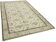 Handmade oriental beige carpet 163 cm x 278 cm