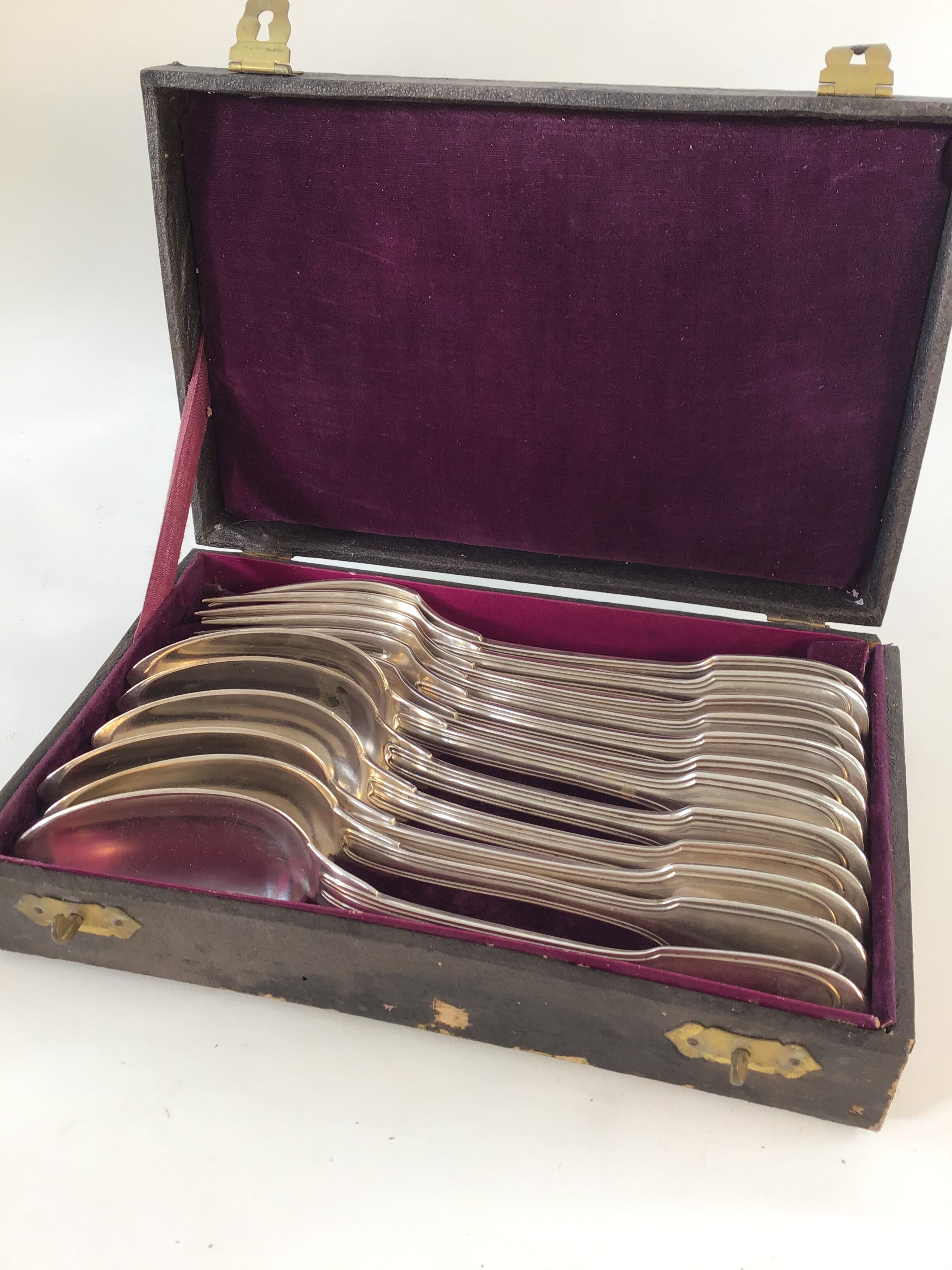 Lemaitre & Ridoux chinon silver metal cultery set