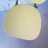 Yellow vintage tubular chair
