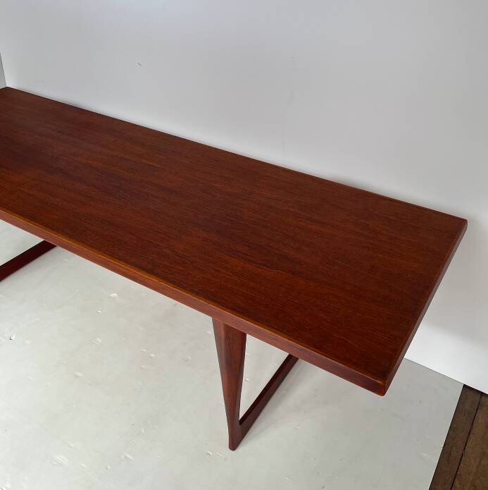 Large teak coffee table