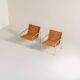 Early pair of modernist “SZ01” arm chairs by Martin Visser for Spectrum