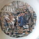 5 hollow plates faience sarreguemines ma normandie