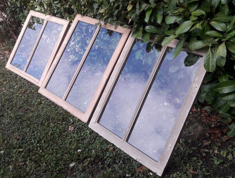 Glazed frame 70x83cm for partition