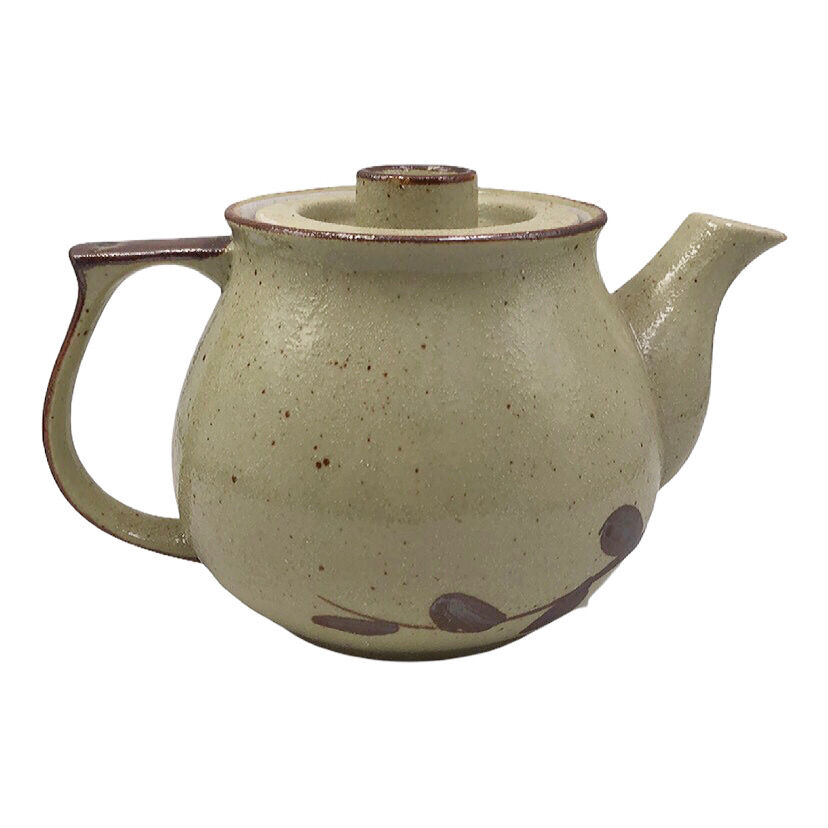 70s sandstone teapot