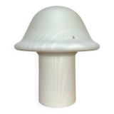 1970s Vintage Zebra Mushroom Glass Table Lamp by Peill & Putzler