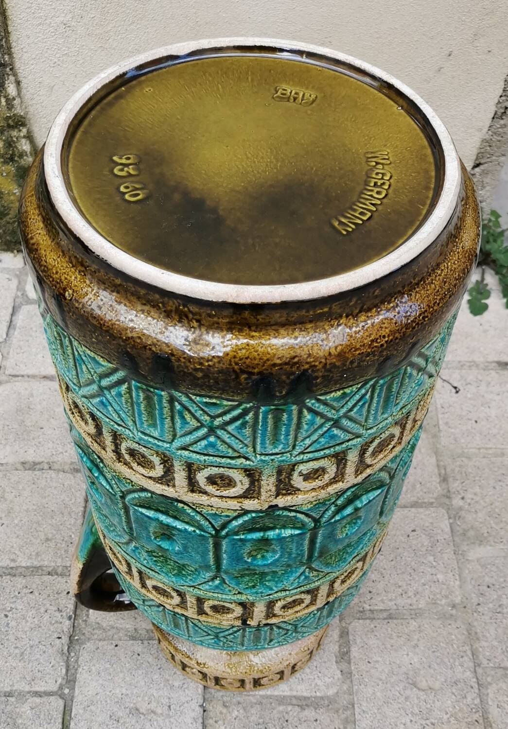Vase, umbrella stand, Bay keramik