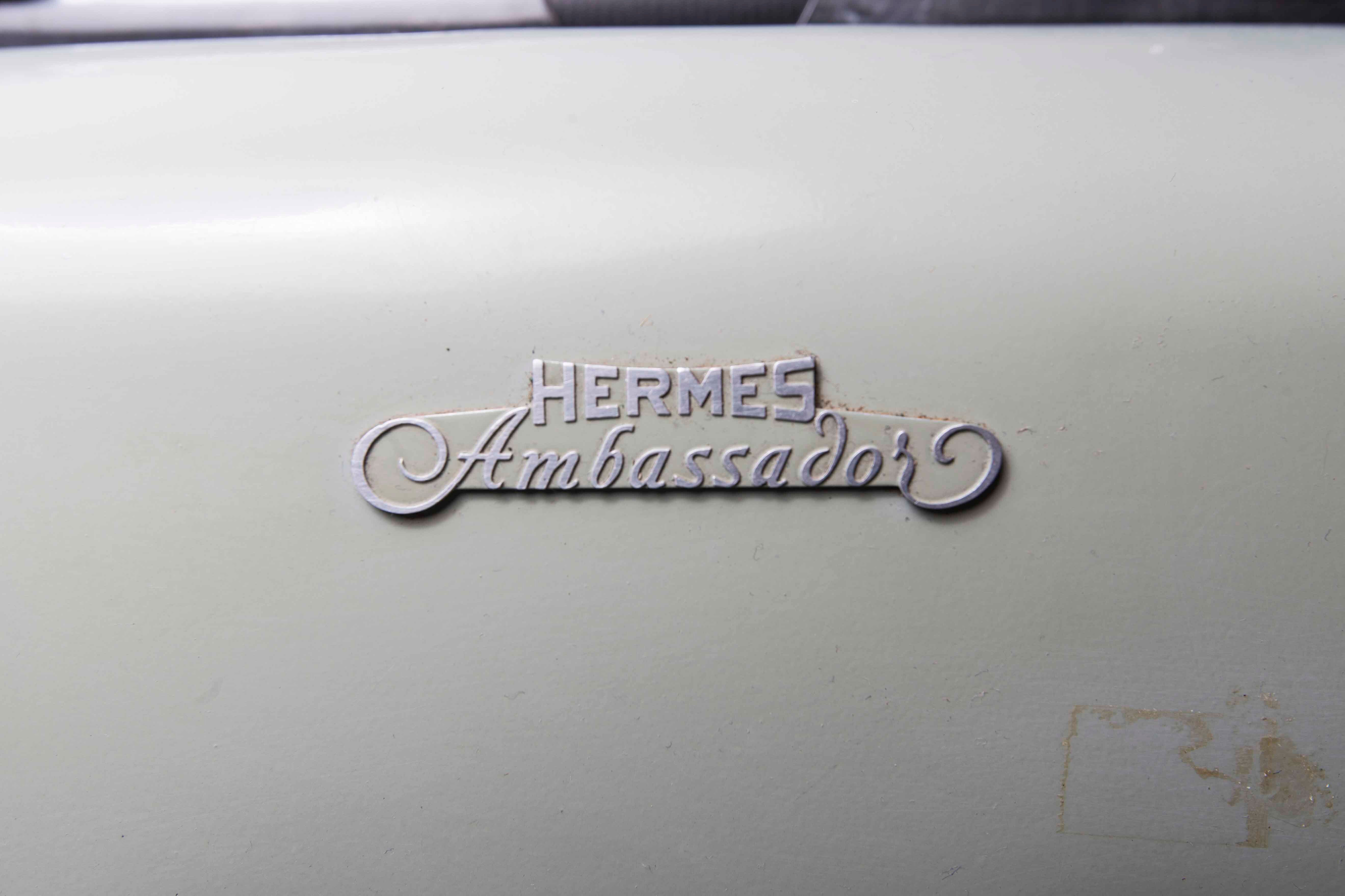 Typewriter Hermès Ambassador green 1962