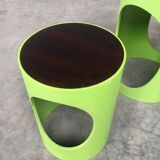 Mid-Century Modern Space Age Design Nesting Table Set by Opal, Germany, 1960s, Set of 3