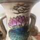 Chinese vase with ducks and goldfish