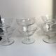 lot de 6 coupes à champagne dépareillées en cristal gravé années 30