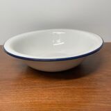 Enamelled sheet metal basin