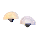 Pair of "Diva" wall lamps, by Ezio Didone for Arteluce, 1980s