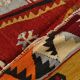 Grand Kilim Designer Vintage, Tapis Anatolien Rouge Fait Main, 149x308 Cm