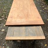 Old cherry farm table