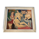 Young women and greyhound, SCHOENBERGER