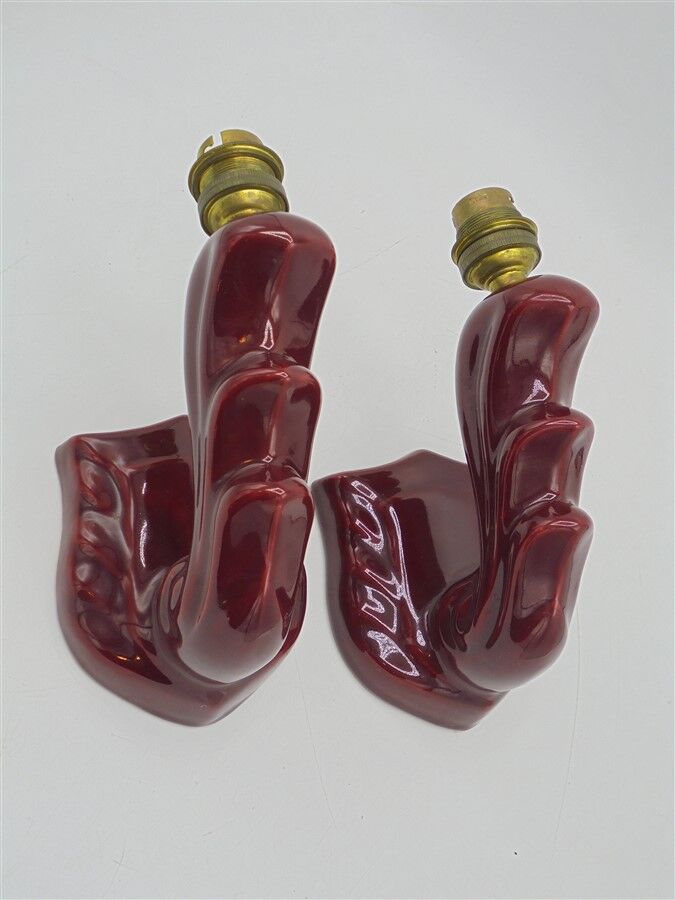 Pair of art deco sconces