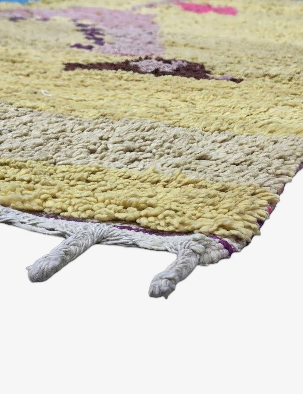 Tapis Jaune Contemporain - 306 x 206 cm