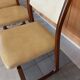 4 sled chairs, vintage