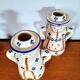 Pair of Polish ceramic candlesticks